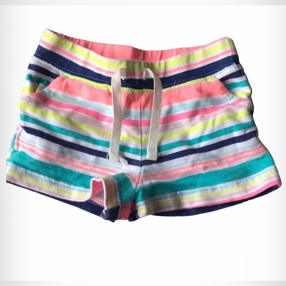3 FOR $10 CARTER’S 18M Colourful Striped Drawstring Shorts